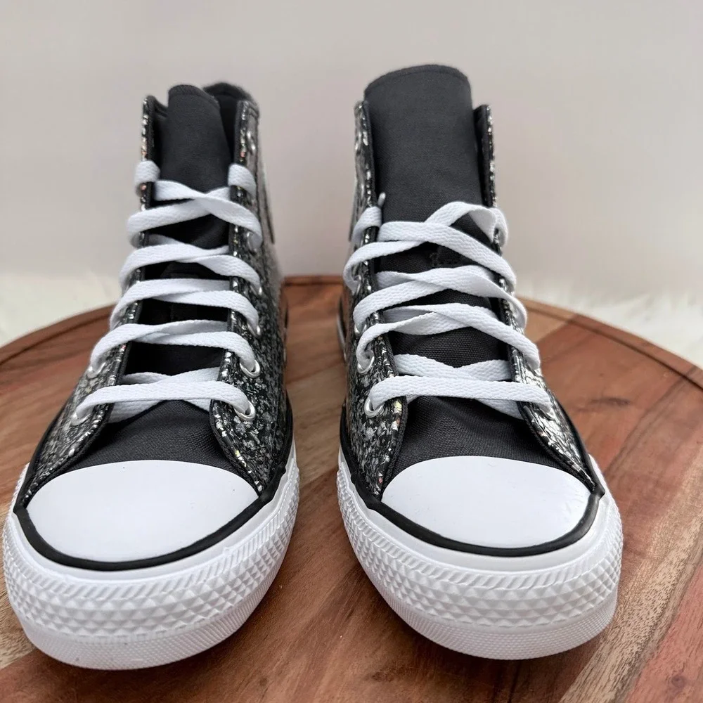 Converse Chuck Taylor All Star High Top Glitter Sparkle Sneakers Youth‎ Size 6